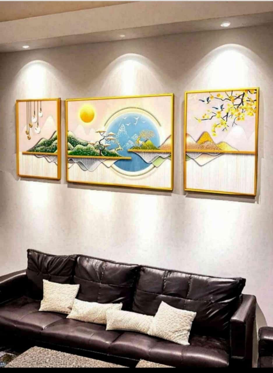 Aluminium Crystal Frame Painting - Style 9